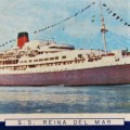 Old SS Reina del Mar Passenger Ship Playing Cards