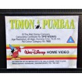 Timon & Pumbaa - Disney VHS Tape (1996)