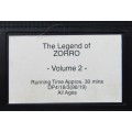 The Legend of Zorro - Animated Series VHS Tape (1996)