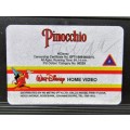 Pinocchio: 60th Anniversary Edition - Walt Disney VHS Tape (1999)