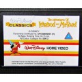 The Adventures of Ichabod and Mr. Toad - Walt Disney VHS Tape (2000)