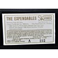 The Expendables - War Action Movie VHS Tape (1990)