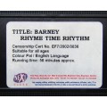 Barney: Rhyme Time Rhythm - VHS Video Tape (2002)