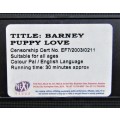 Barney: Puppy Love - VHS Video Tape (2003)