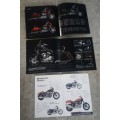 3 Harley Davidson Motorcycles Brochure Books