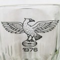 1976 Rugby Glass Beer Mug