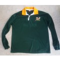 Old Long Sleeve Springbok Rugby Jersey