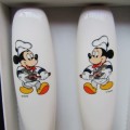 Disney Made in Japan - Gourmet Mickey Salad Fork and Spoon in Box