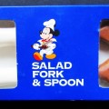 Disney Made in Japan - Gourmet Mickey Salad Fork and Spoon in Box