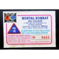 Mortal Kombat - Action VHS Video Tape (1995)