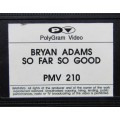 Bryan Adams - So Far so Good - Music VHS Video Tape (1994)