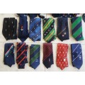 Collection of 50 Old SA Rugby Neck Ties