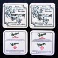 4 Old Beer Coasters from Germany