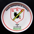 1980 Portugal GDE Football Club Display Plate