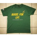 2019 Bokke for Life Springbok Rugby T-Shirt - XL Size