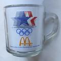 1984 Los Angeles Olympic Games McDonalds Glass Mug