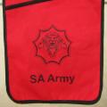 SA Army Red Shoulder Bag