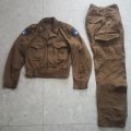 1966 SADF Signals Unit Army Combat Bunny Jacket and Trousers