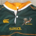 Old Sasol Springbok Rugby Jersey - Large Size
