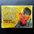 Vintage Made in Japan Battery Operated Kids Patrol Phone Walkie Talkie