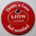Old Lion Lager Metal Bar Tray