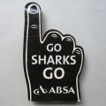 2012 Absa Currie Cup Sharks Rugby Supporter Foam Hand Display