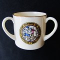 Early 1900`s WH Goss - City of Lichfield Three Handled Cup - Crested China