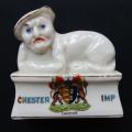 Early 1900`s Chester Imp Figure Crested China
