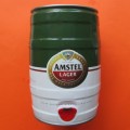 Large 5 Litre Amstel Lager Beer Barrel