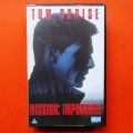 Mission Impossible - Tom Cruise - Movie VHS Tape (1996)