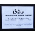 Celine Dion - Concert VHS Video Tape (1995)