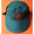 Old SA Boy Scouts Green Neck Flap Cap