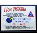 I Love Trouble - Julia Roberts - Movie VHS Tape (1994)