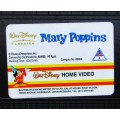 Mary Poppins - Walt Disney VHS Video Tape