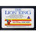 The Lion King - Walt Disney - Movie VHS Tape (1994)