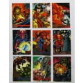 Lot of 9 Marvel vs DC Comics Trading Cards from 1995