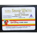 Snow White and the Seven Dwarfs - Walt Disney VHS Tape (2001)