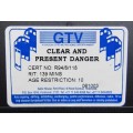 Clear and Present Danger - Harrison Ford - Movie VHS Tape (1994)