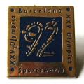 1992 Barcelona Olympic Games - Sportsworld Lapel Pin Badge