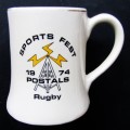 1974 Made in Rhodesia Postals Rugby Beer Mug