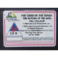 Lord of the Rings - The Return of the King - Movie VHS Tape (2004)