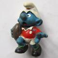1980 Peyo Red Jersey and Green Socks British Lions Rugby Smurf
