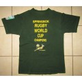 2007 World Cup Champions Springbok Rugby Shirt - Large Size