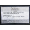 Mysteries of the Unexplained - Strange Beings & UFO`s - VHS Video Tape (1996)