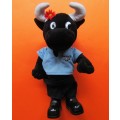 Old Blou Bulle Rugby Mascot Doll