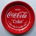 2012 Coca Cola Tin Metal Plate