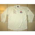 Old SuperSport Series Signed Long Sleeve Players Cricket Jersey