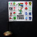 1995 Rugby World Cup Desk Flag