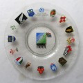 1995 Rugby World Cup Glass Display Plate