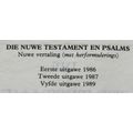 1989 SA Police Afrikaans Pocket Bible